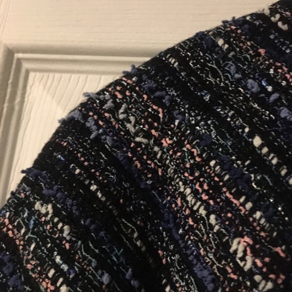 Diane Von Furstenberg Adela Boucle Woven Tweed Top - Picture 15 of 16